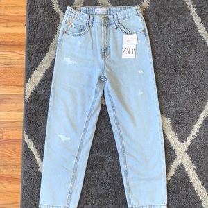 ZARA KIDS mom fit denim